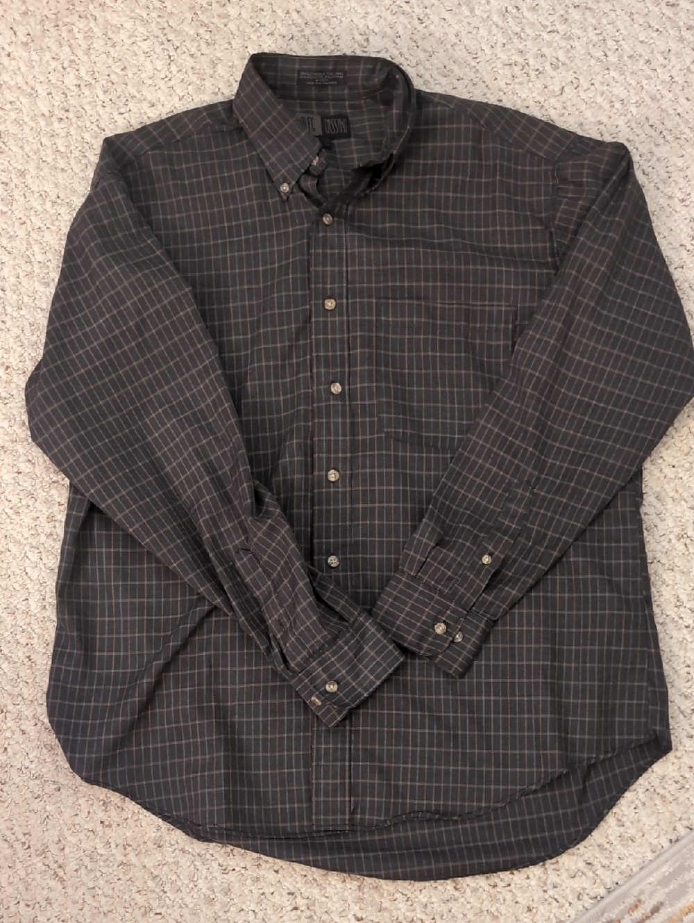 Men's Oleg Cassini Size L Button Down